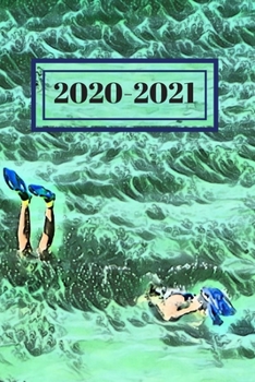 Teal Blue Ocean Beach Swimming Lovers  Dated Calendar Planner  2 years To-Do Lists,Tasks, Notes  Appointments: Cute Scuba Diving & Snorkeling Small ... - Dec 2021, 25 months Weekly Planner Book)