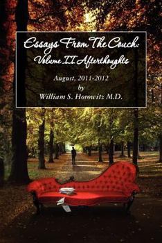 Paperback Essays from the Couch: Volume II Afterthoughts: August, 2012 Book