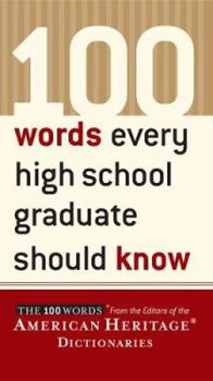 Paperback 100 Words Every High School Graduate Should Know Book