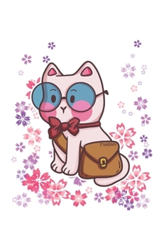 Paperback School Cat Notebook: Graph Paper Journal 6x9 - 120 Pages Book