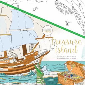 Kaisercraft Colouring Book Treasure Island, 25 x 25 x 0.6 cm, White