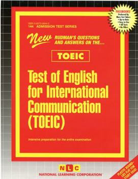Spiral-bound Test of English for International Communication (Toeic) Book