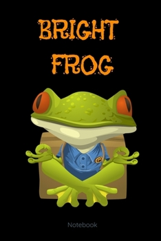Bright Frog Composition Notebook: College Ruled Notebook | Lined Journal |School supplies Book Notes|  back to school  Gift Kids |