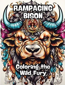 Rampaging Bison: Coloring the Wild Fury B0CMGM5GQN Book Cover