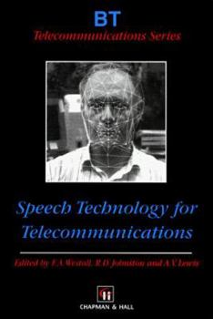 Hardcover Speech Technology for Telecommunications Book