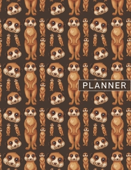 Planner: Meerkat 2 Year Monthly Planner with Note Pages (24 Months) | Jan 2020 - Dec 2021 | Month Planning | Appointment Calendar Schedule | Plan Each Day, Set Goals & Get Stuff Done
