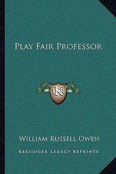 Paperback Play Fair Professor Book