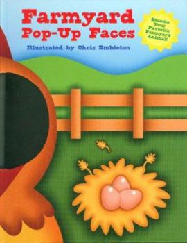 Hardcover Farmyard Pop-Up Faces Book