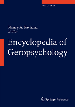 Hardcover Encyclopedia of Geropsychology Book
