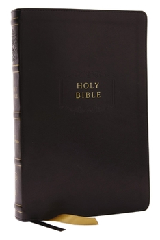 Imitation Leather KJV Holy Bible with Apocrypha and 73,000 Center-Column Cross References, Black Leathersoft, Red Letter, Comfort Print (Thumb Indexed): King James Vers Book