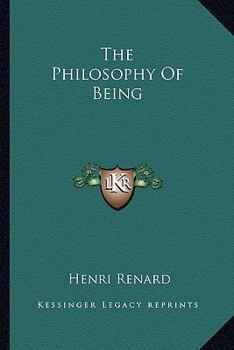 Paperback The Philosophy Of Being Book