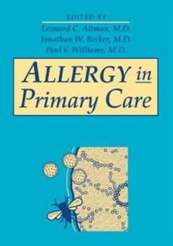 Hardcover Allergy in Primary Care Book