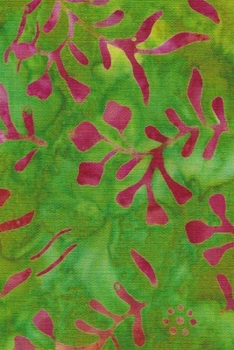 Paperback Green Jungle Batik Composition Notebook - Small Ruled Notebook - 6x9 Lined Notebook (Softcover Journal / Notebook / Diary) Book