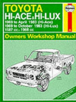 Hardcover Toyota Hi-Ace & Hi-Lux ('69 to Oct '83) (Service and Repair Manuals) Book