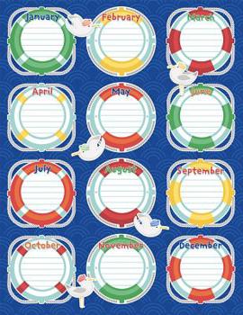 Wall Chart S.S. Discover Birthday Chart Book