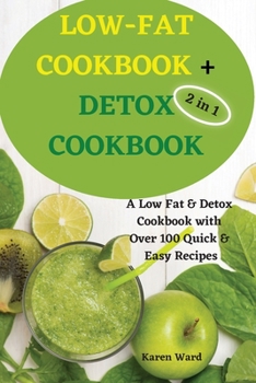 Paperback Low-Fat Cookbook + Detox Cookbook Book