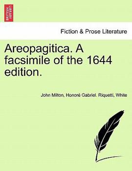 Paperback Areopagitica. a Facsimile of the 1644 Edition. Book