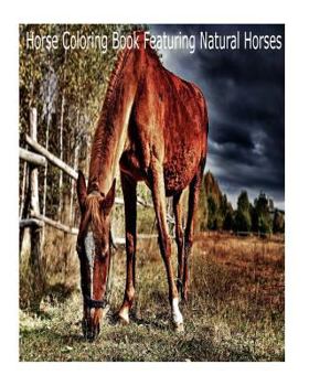 Paperback Magical Horses Colouring-In: Horse coloring book featuring natural Horses Book