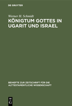 Hardcover Königtum Gottes in Ugarit und Israel [German] Book