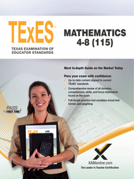 Paperback 2017 TExES Mathematics 4-8 (115) Book