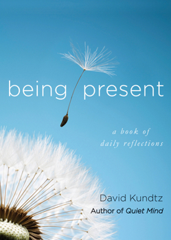 Paperback Being Present: A Book of Daily Reflections (AA Daily Reflections Book, Daily Reader Addiction, Present Moment Awareness, and for Readers of the Book o Book