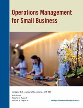 Paperback Operation Management for Small Business, Ent 204 Maganing Entrepreneurial Operation Book