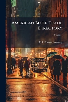 Paperback American Book Trade Directory; Volume 1 Book