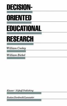 Paperback Decision-Oriented Educational Research Book