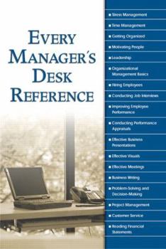 Paperback Every Manager's Desk Reference Book