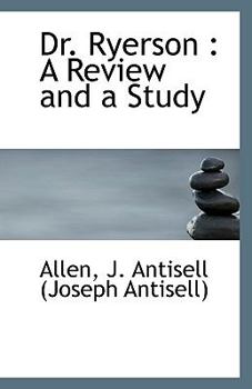 Paperback Dr. Ryerson: A Review and a Study Book