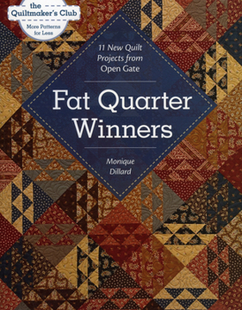 Paperback Fat Quarter Winners-Print-on-Demand-Edition: 11 New Quilt Projects from Open Gate Book