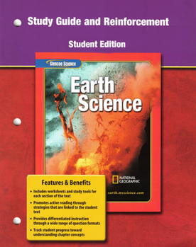 Paperback Glencoe Science: Earth Science Reinforcement Book
