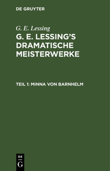 Hardcover Minna Von Barnhelm [German] Book