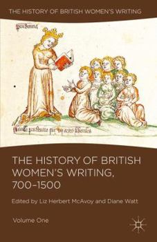 Paperback The History of British Women's Writing, 700-1500: Volume One Book