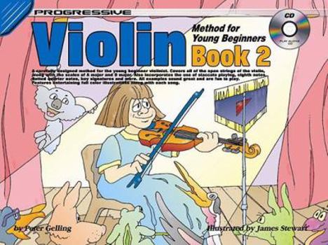 Paperback Progressive Violin Method for Young Beginners Book 2 [With CD (Audio)] Book