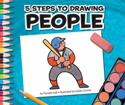 Library Binding 5 Steps to Drawing People Book