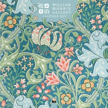 Calendar William Morris Gallery Wall Calendar 2025 (Art Calendar) Book