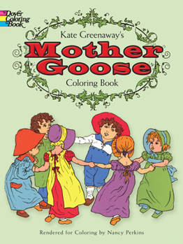 Paperback Kate Greenaway's Mother Goose Coloring Book