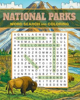 National Parks Word Search and Coloring (Coloring Book & Word Search)