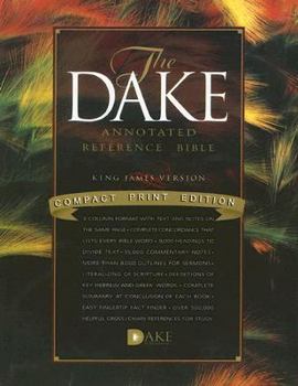 Dake Annotated Reference Bible-KJV-Compact Zipper