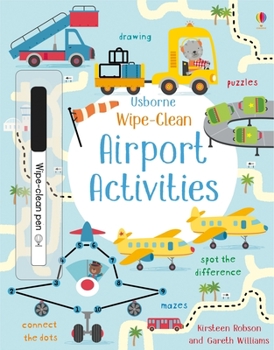 Paperback Wipe-Clean Airport Activities Book