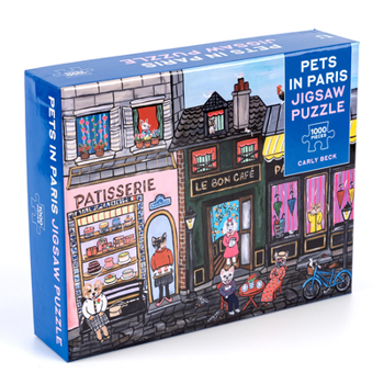 Misc. Pets in Paris 1,000-Piece Jigsaw Puzzle Book