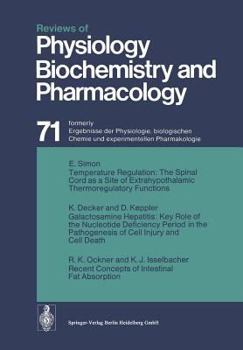 Paperback Reviews of Physiology Biochemistry and Pharmacology Book