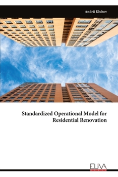 Paperback Standardized Operational Model for Residential Renovation Book