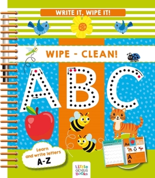 Spiral-bound Write It, Wipe It! Wipe-Clean ABC Book