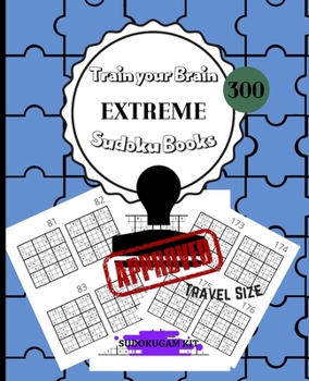 Paperback EXTREME Sudoku Puzzle Books Book