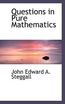 Paperback Questions in Pure Mathematics Book