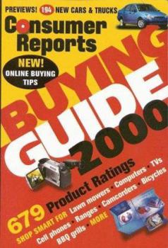 Paperback Consumer Reports 2000 Buying Guide Book