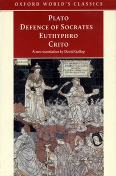 Paperback Defence of Socrates, Euthyphro, Crito (Oxford World's Classics) Book