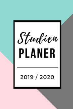 Studien Planer 2019 / 2020: A5 Coole Geschenkidee KARIERT zum Studium | Notizbuch für Studenten | Studienbeginn | Erstes Semester | Pruefung | Geburtstag | Terminkalender (German Edition)